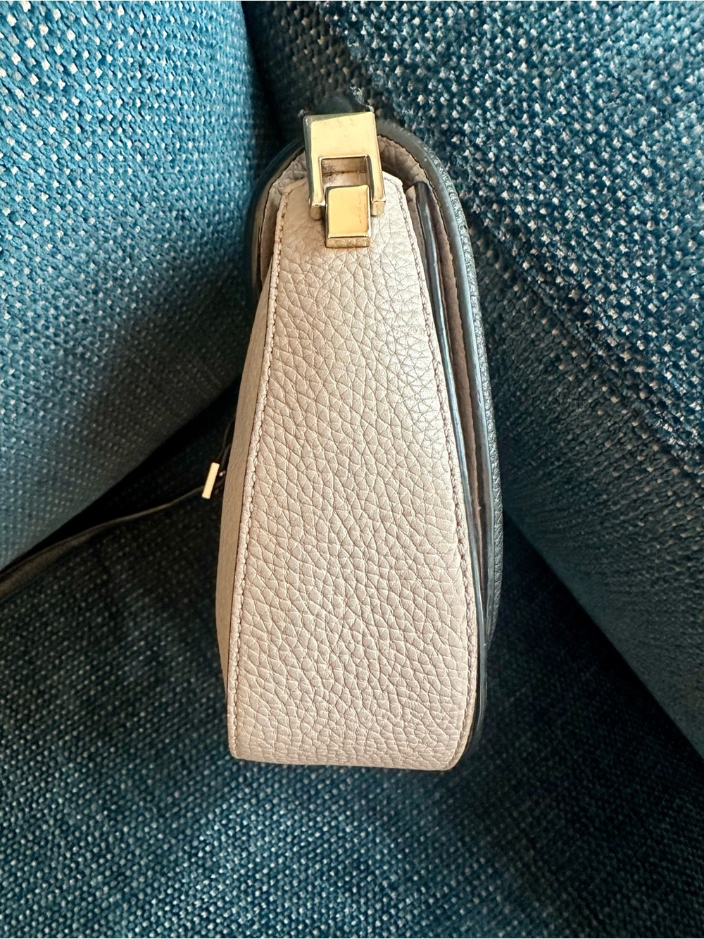 kate spade Black & Blush Two-Tone Pebbled Leather Crossbody - Picture 4 of 10